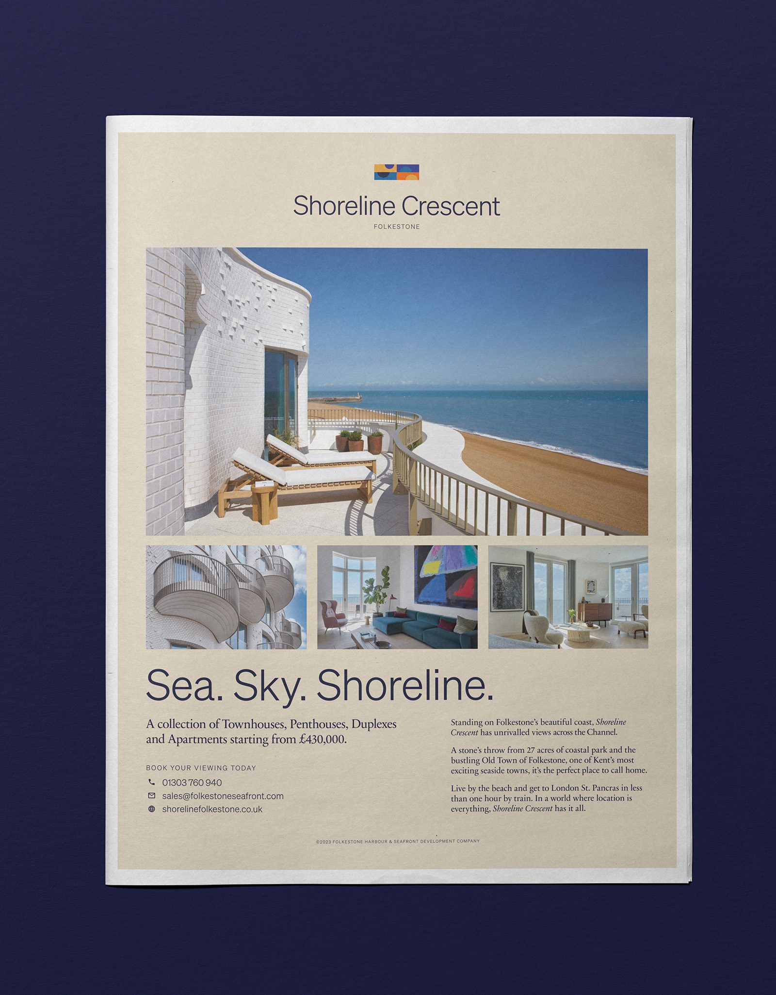 Dennis x Shoreline Crescent_Newspaper Ad